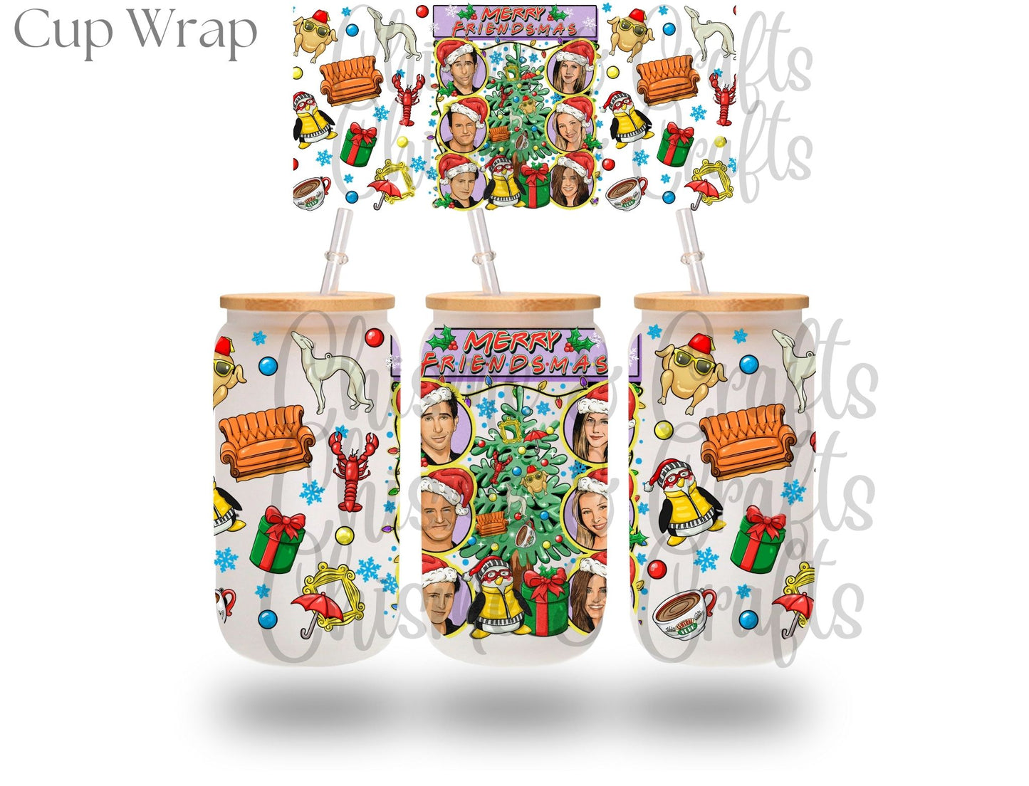 Friends Christmas Cup Wrap (Pre-sale)