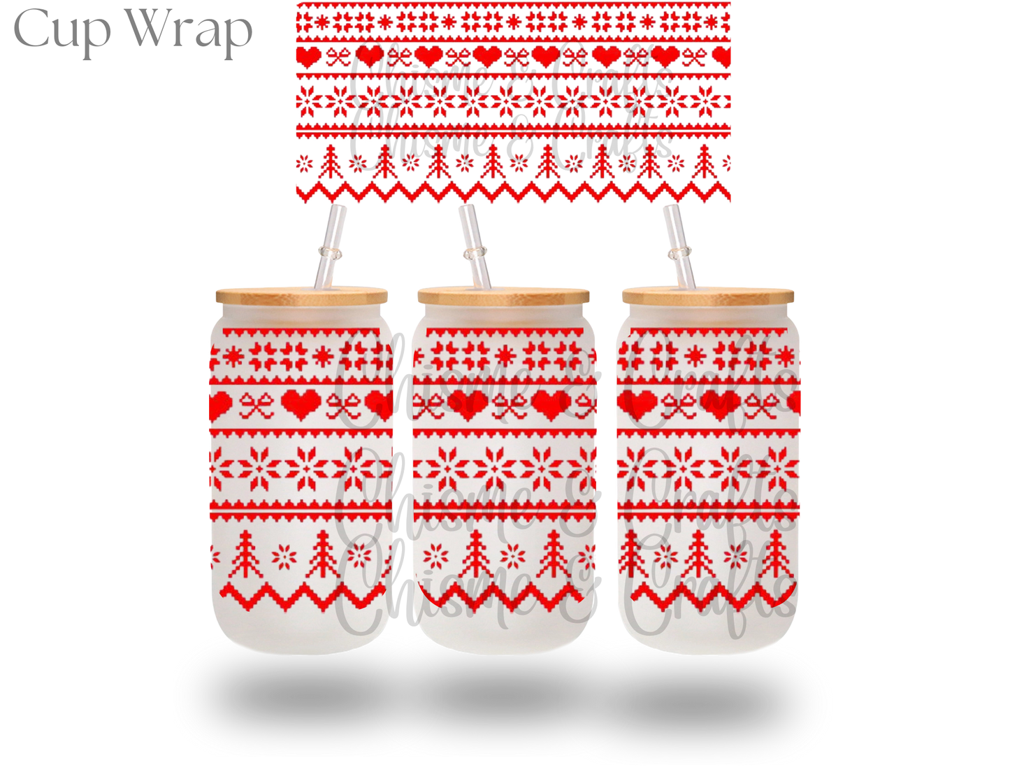 Sweater Christmas Cup Wrap (Pre-sale)