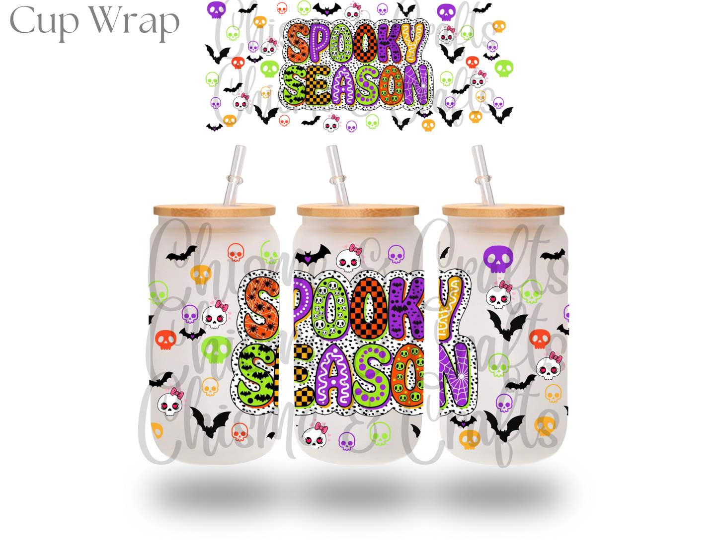 Spooky Season Cup Wrap