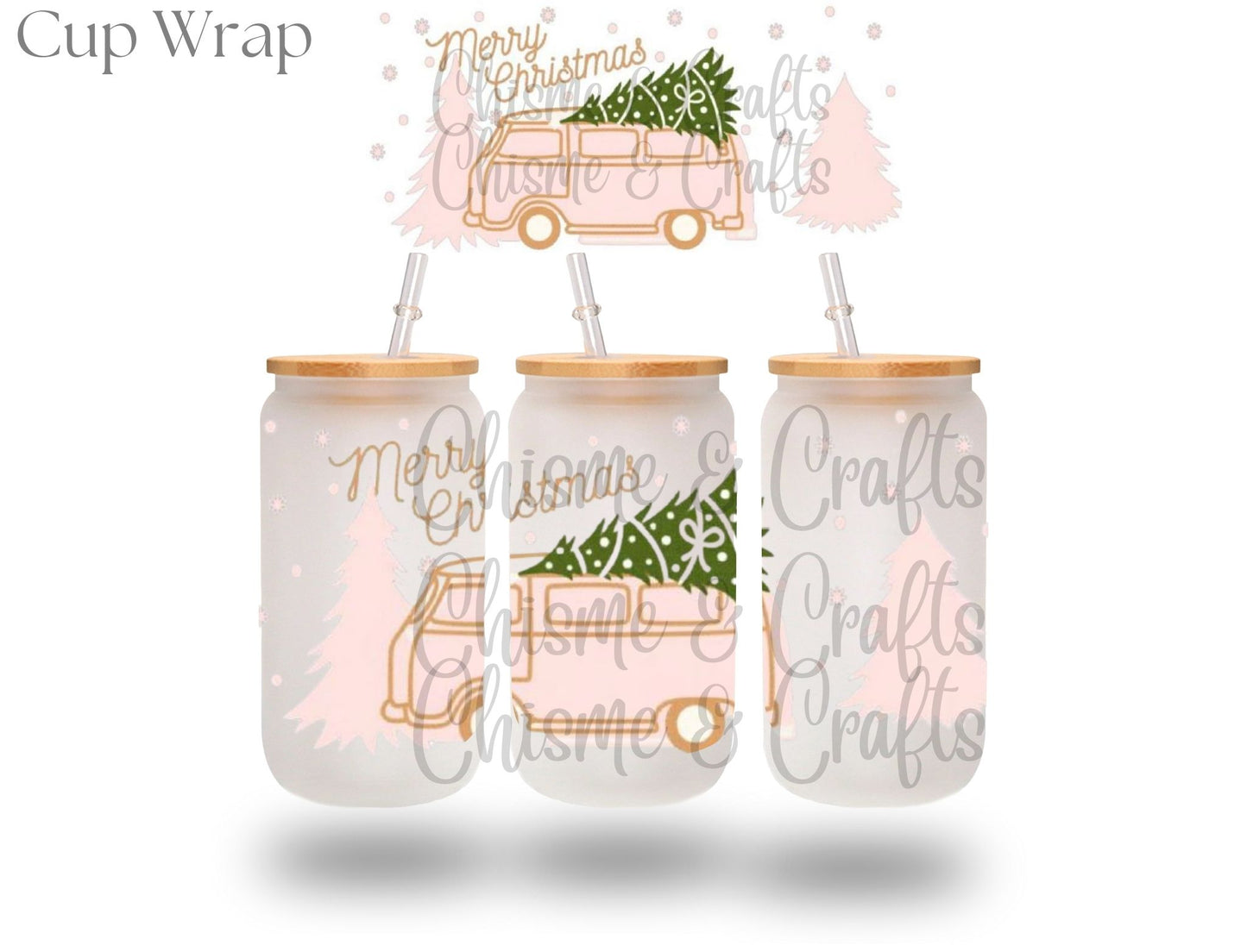 Merry Christmas Buggie Cup Wrap (Pre-sale)