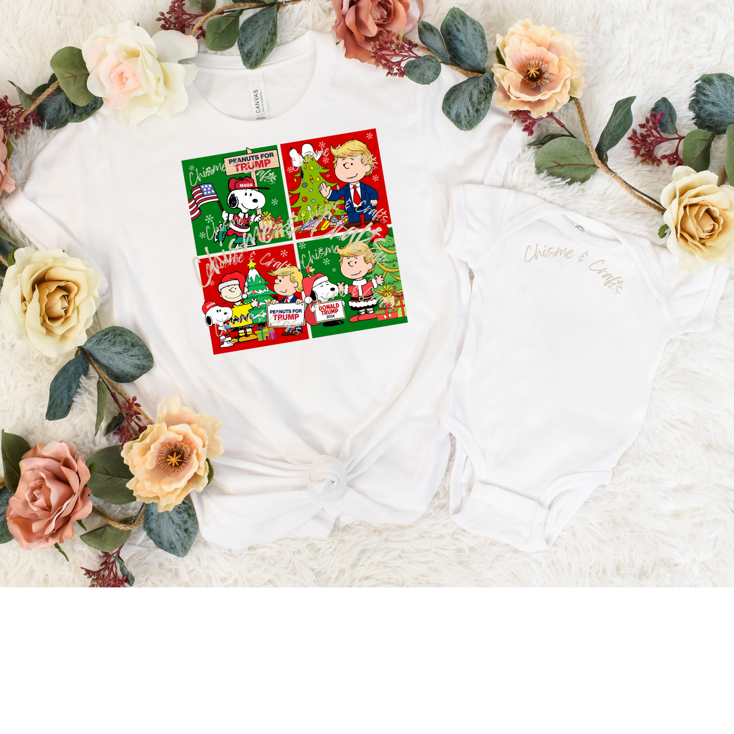 Peanuts Pres Christmas DTF Shirt Transfer (Pre-Sale)