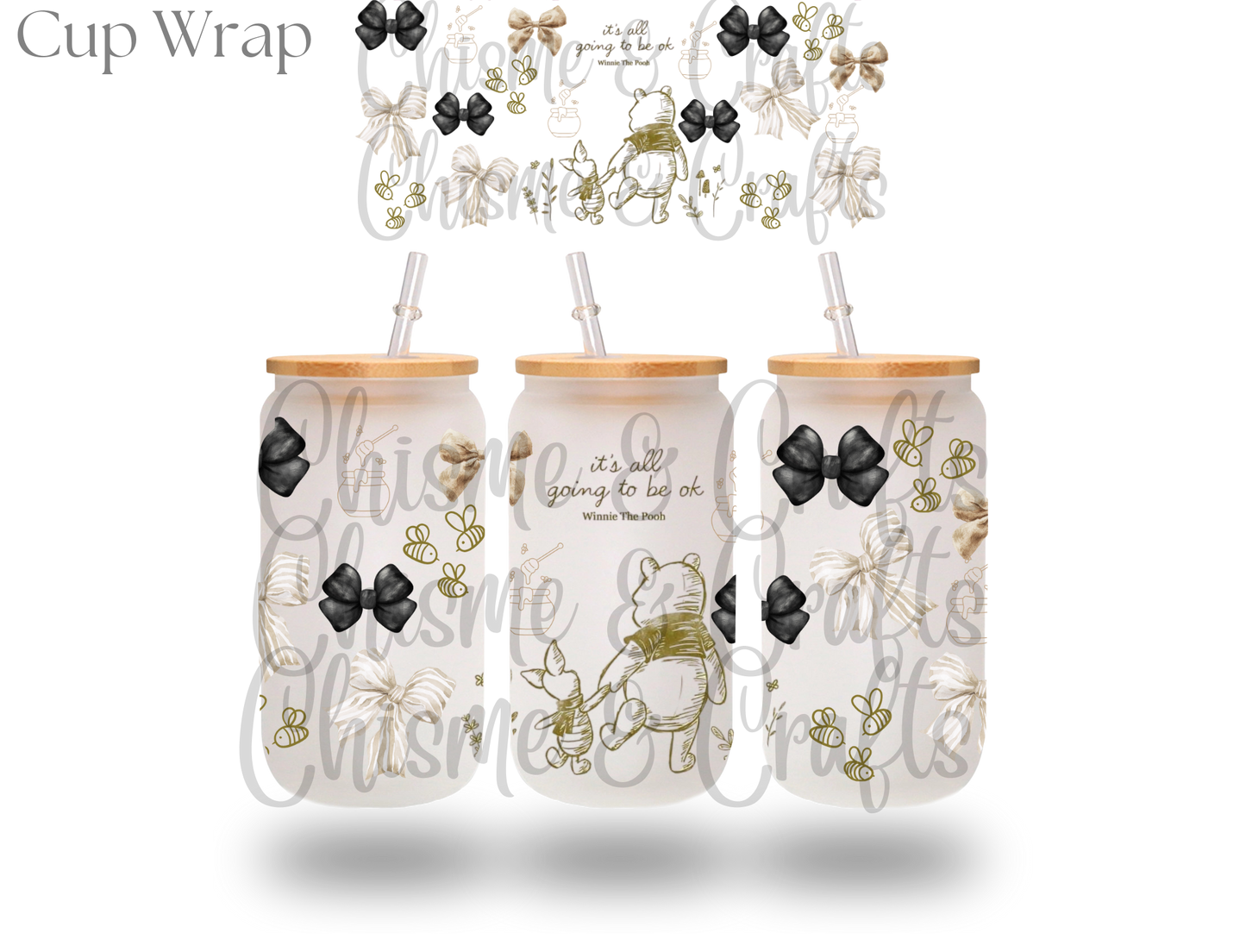 Coquette Pooh Cup Wrap