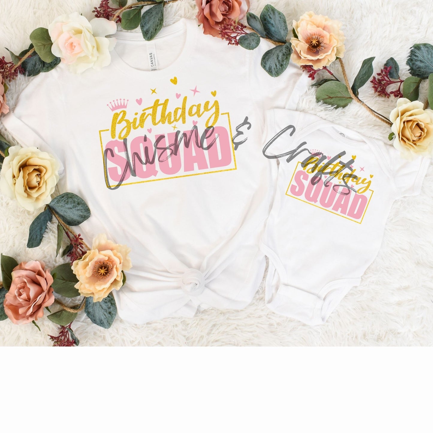 Birthday Squad DTF Shirt Transfer