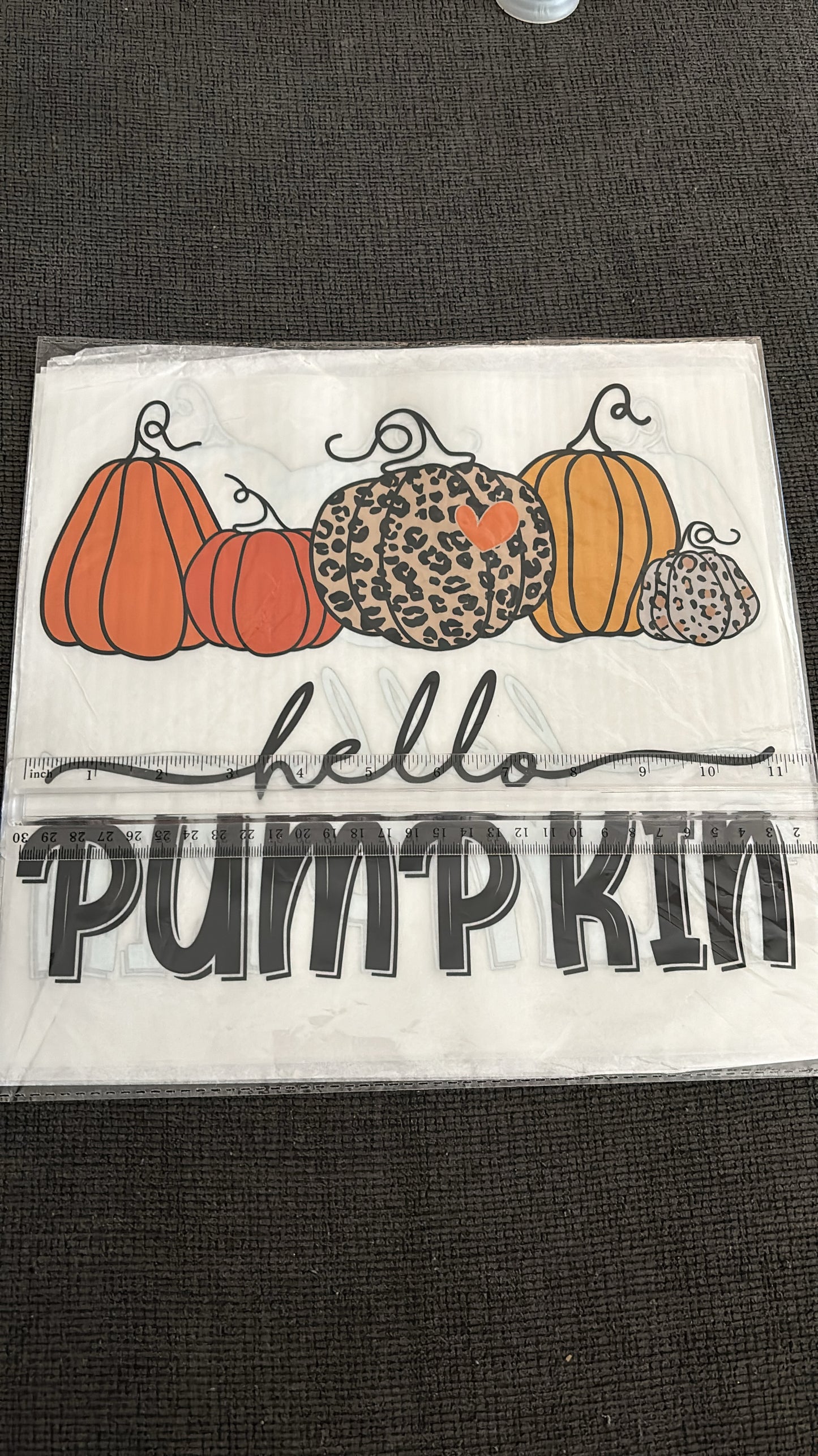 Hello Pumpkin DTF Shirt Transfer