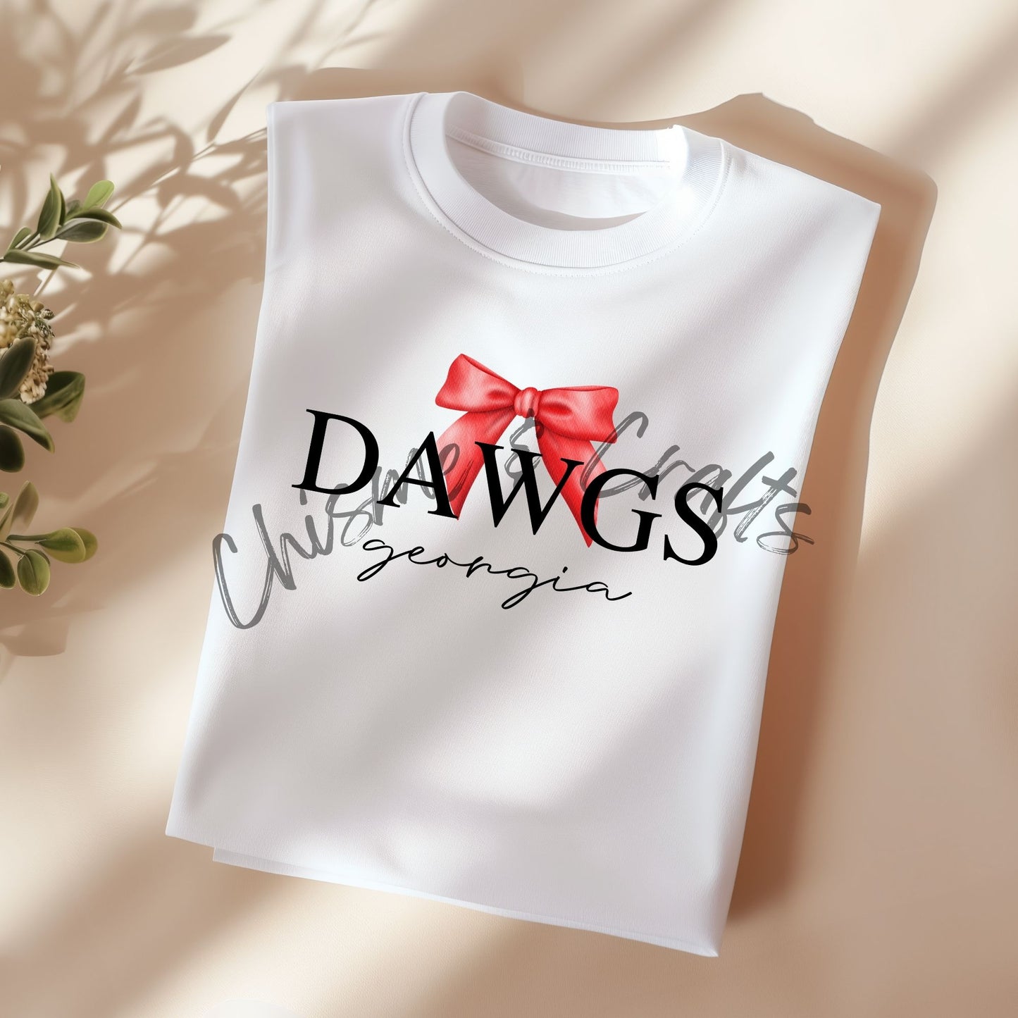 Dawgs w/Bow DTF Shirt Transfer