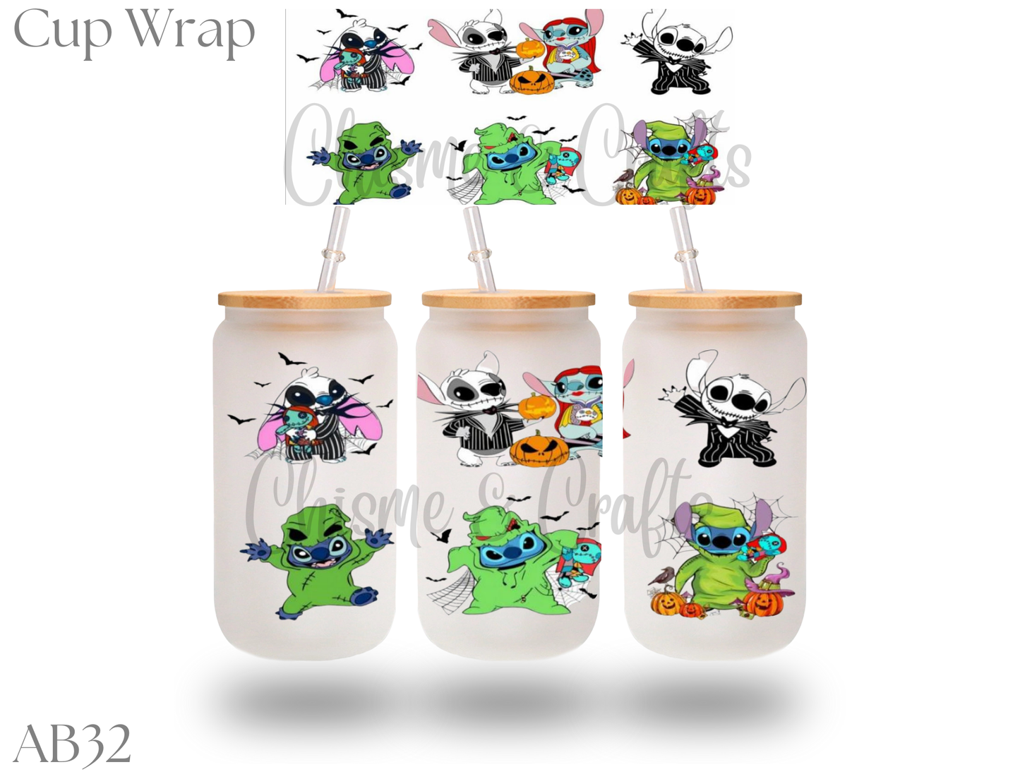 Spooky Stitch Cup Wrap