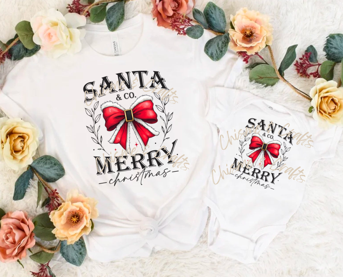 Santa & Co. DTF Shirt Transfer