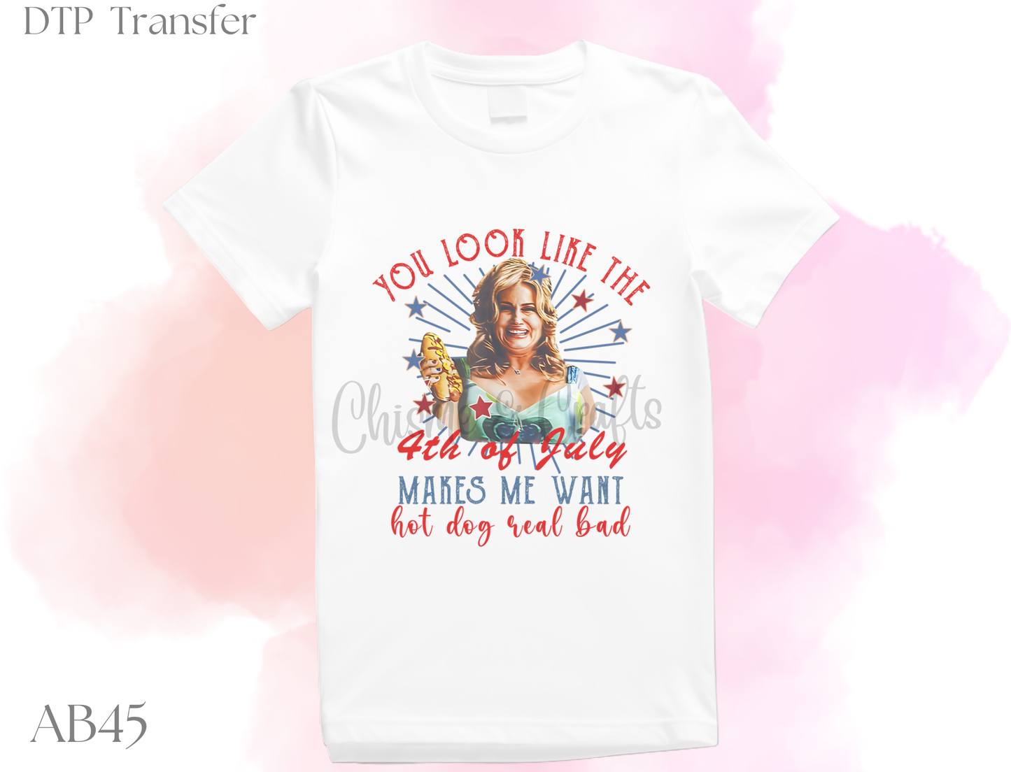 You Look like the 4th of July DTF Shirt Transfer