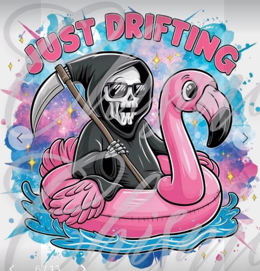 Just Drifting Cup Decal