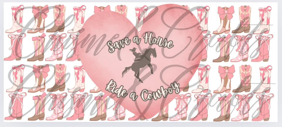 Save a Horse Cup Wrap