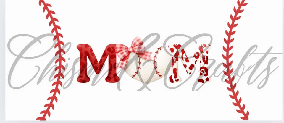 Mom Baseball Cup Wrap
