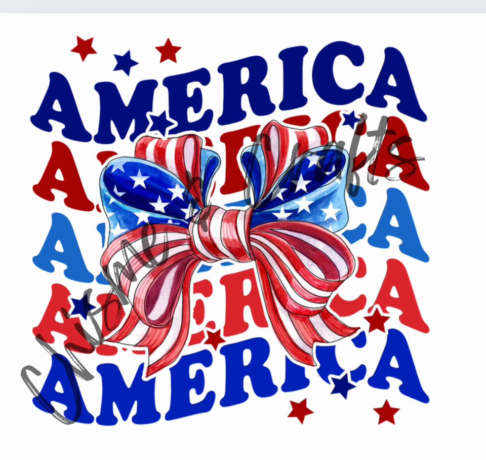 Child America Stacked DTF Shirt Transfer