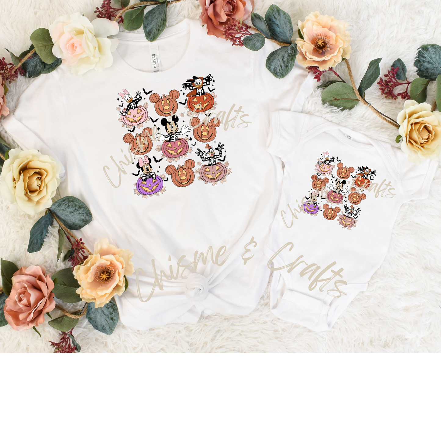 Fall Mouse Collage DTF Shirt Transfer