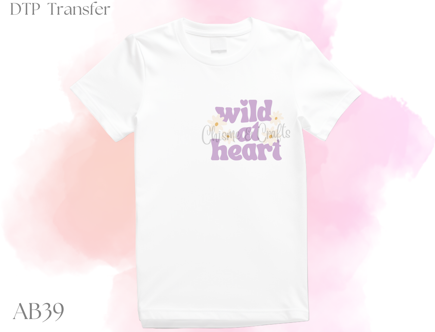 Wild and Heart Kids DTF Shirt Transfer