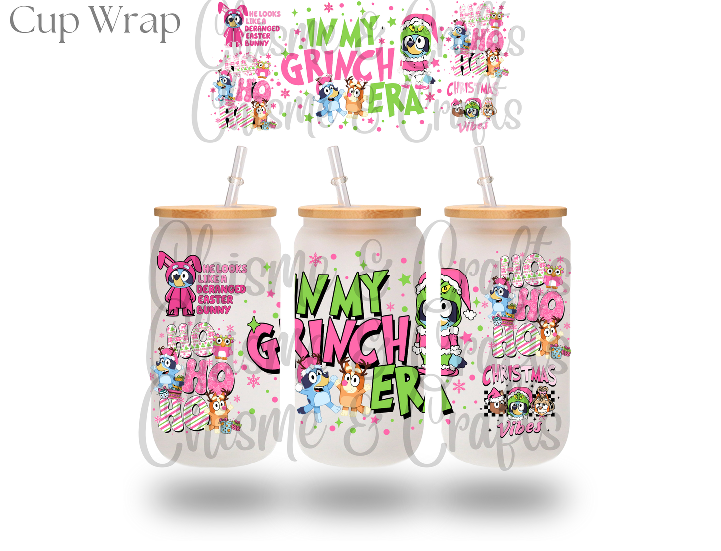 Gr!nchy Era Christmas Cup Wrap