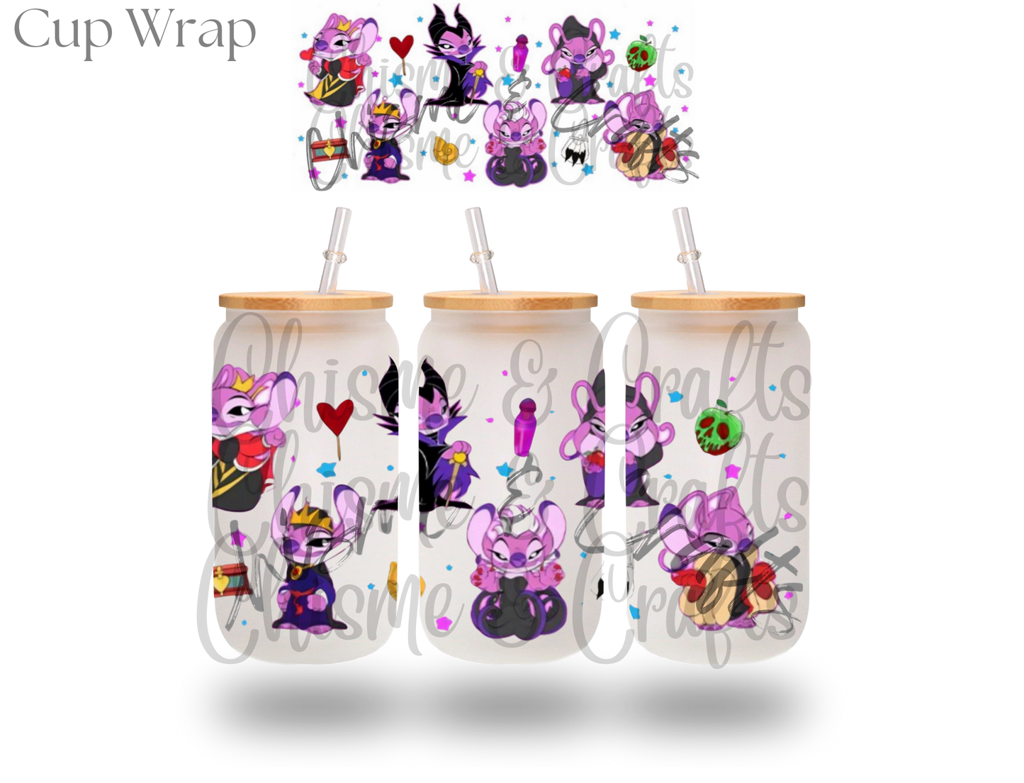 Evil Angel Stitch Cup Wrap