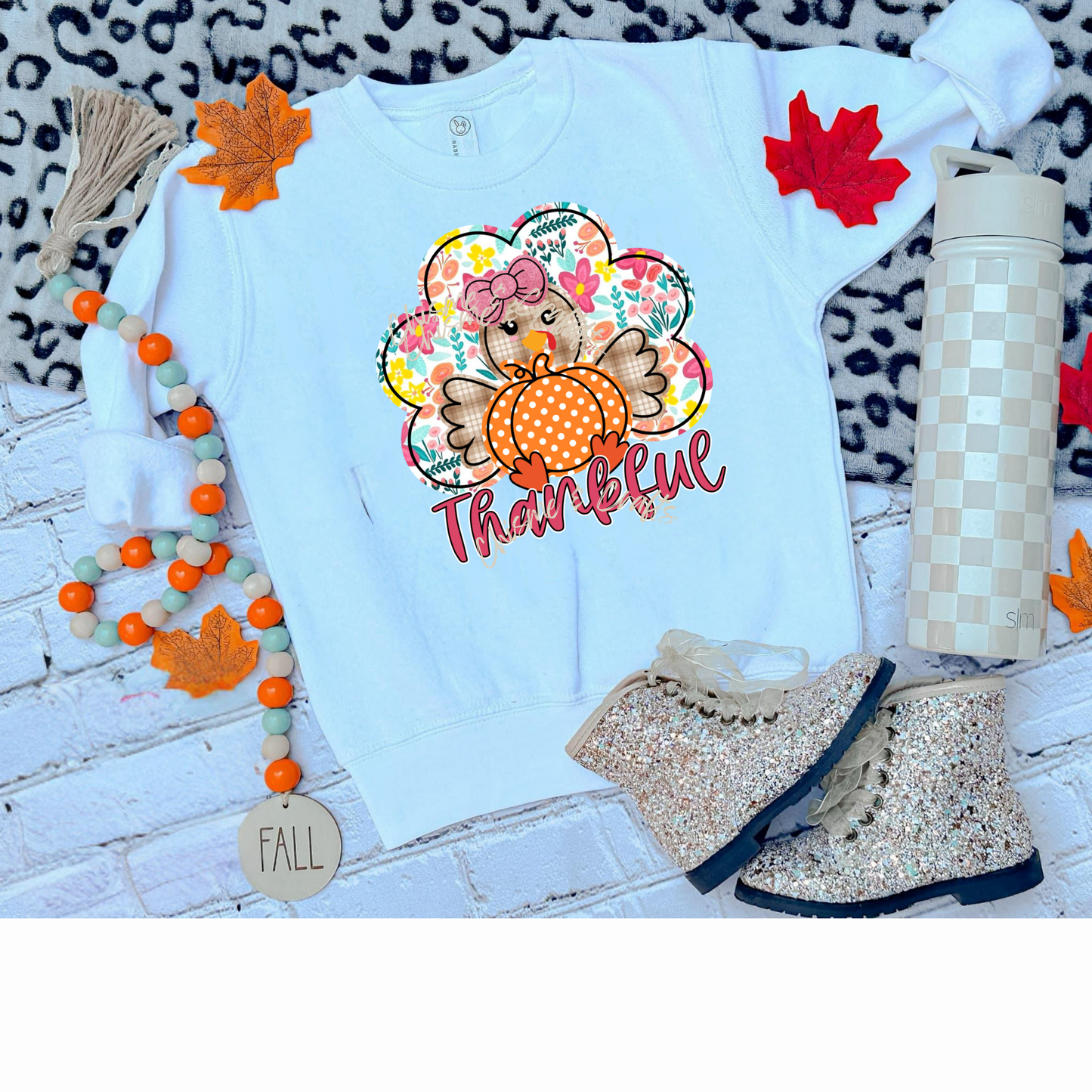 Thankful Turkey DTF Shirt Transfer