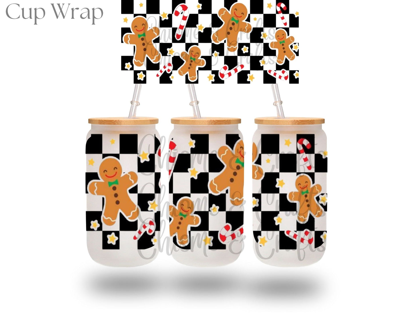 Gingerbread Christmas Cup Wrap (Pre-sale)