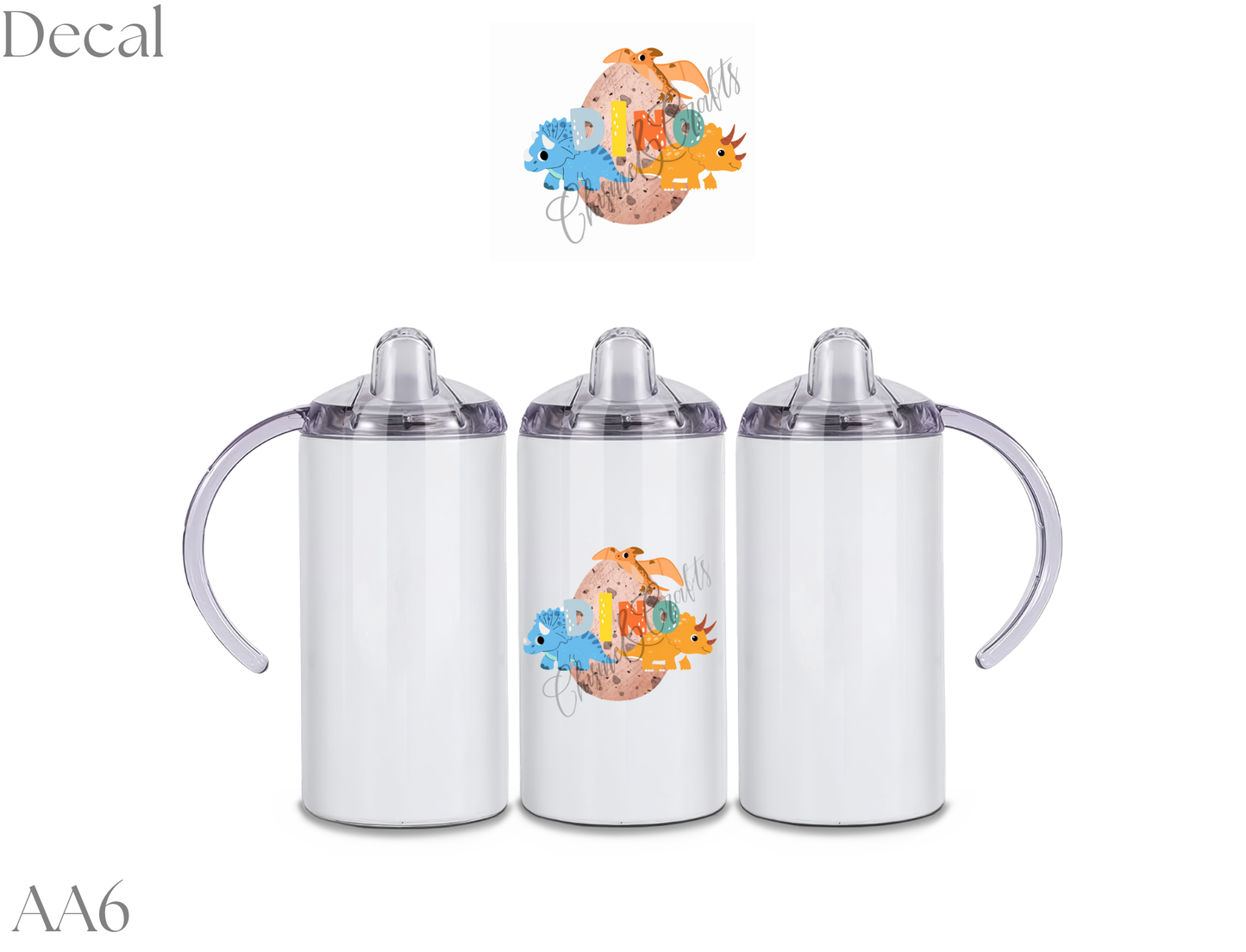 Dino Egg Cup Decal