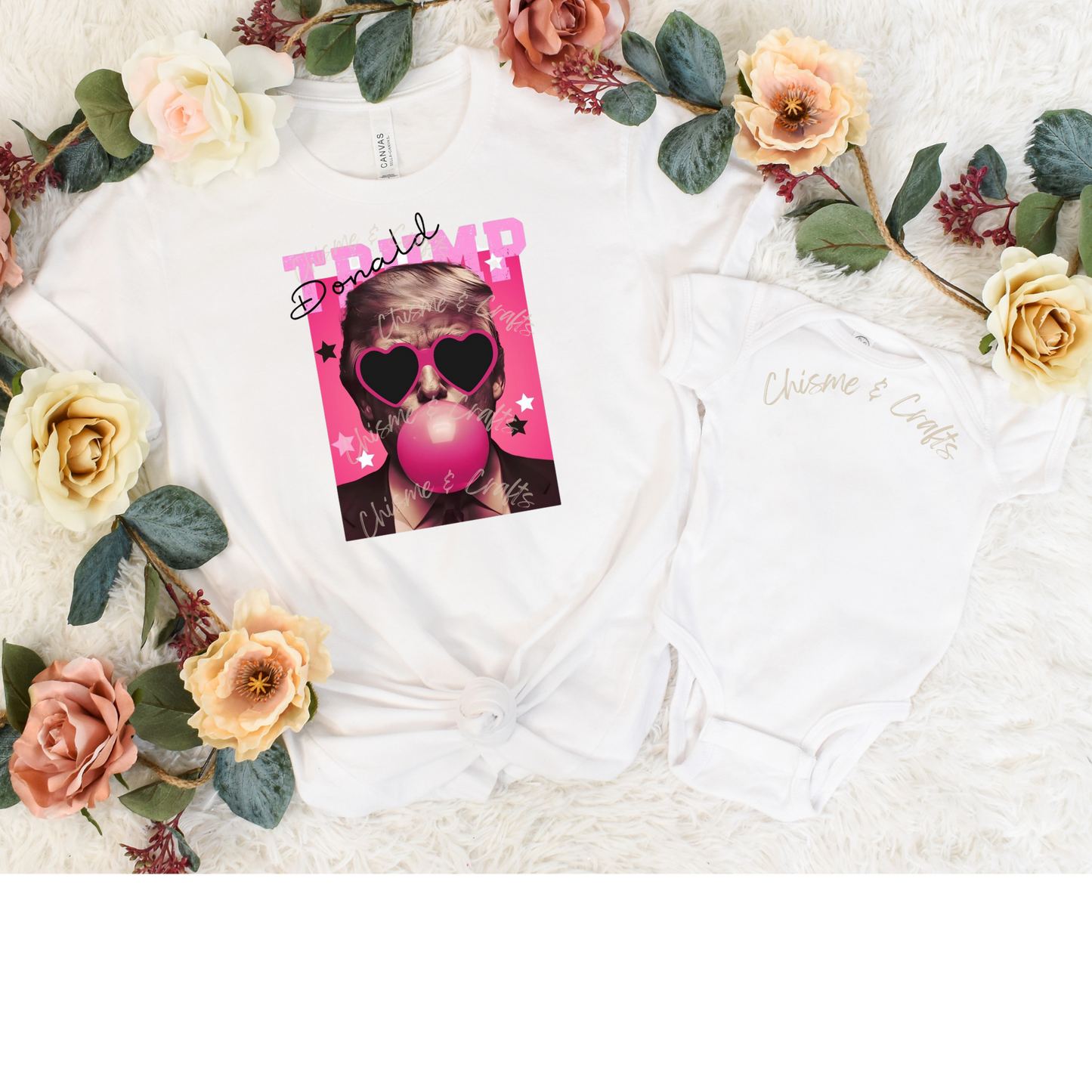 Pres Trump Bubblegum DTF Shirt Transfer (Pre-Sale)