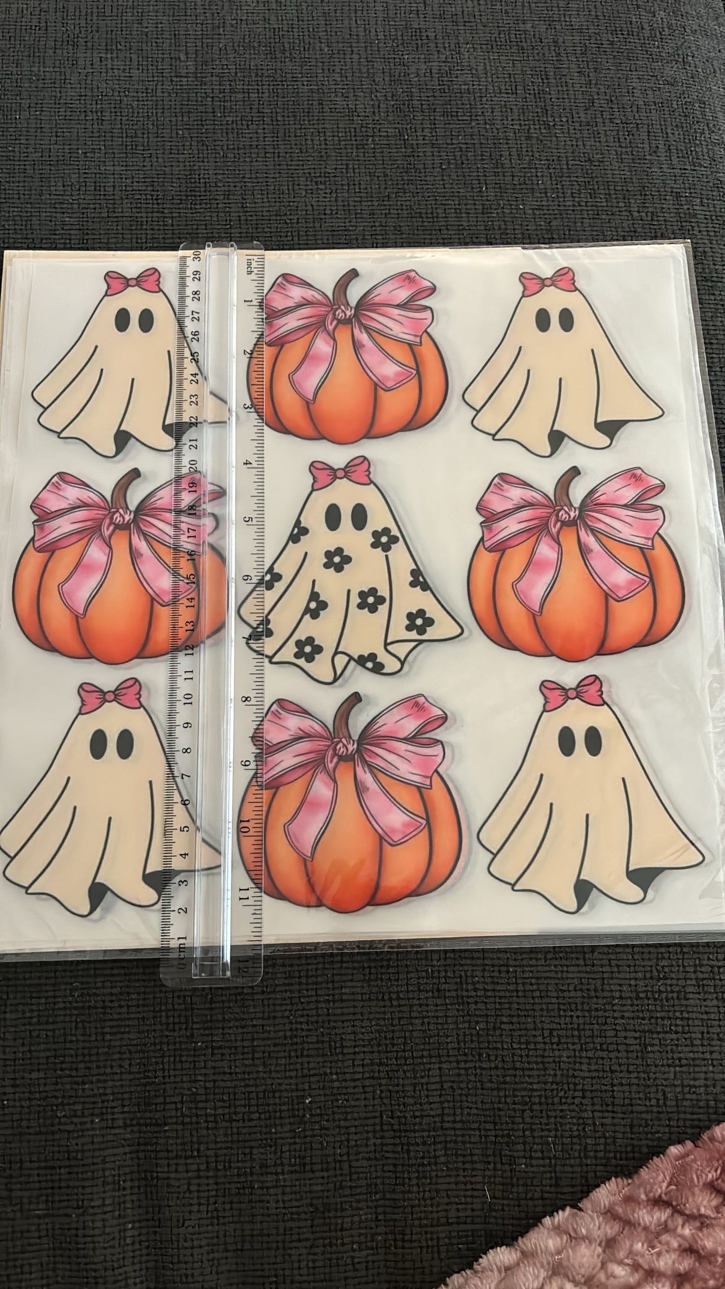 Coquette Pumpkins & Ghosts DTF Shirt Transfer