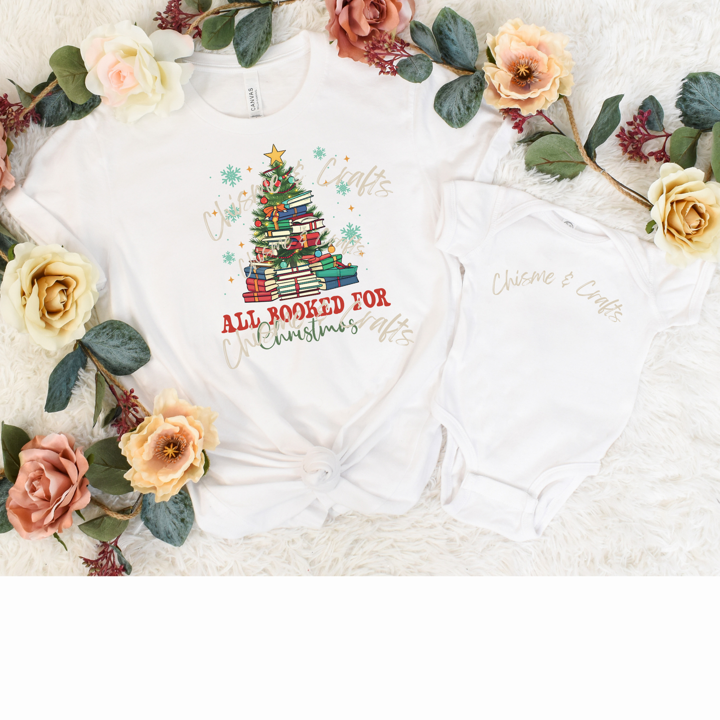 Booked Christmas DTF Shirt Transfer (Pre-Sale)