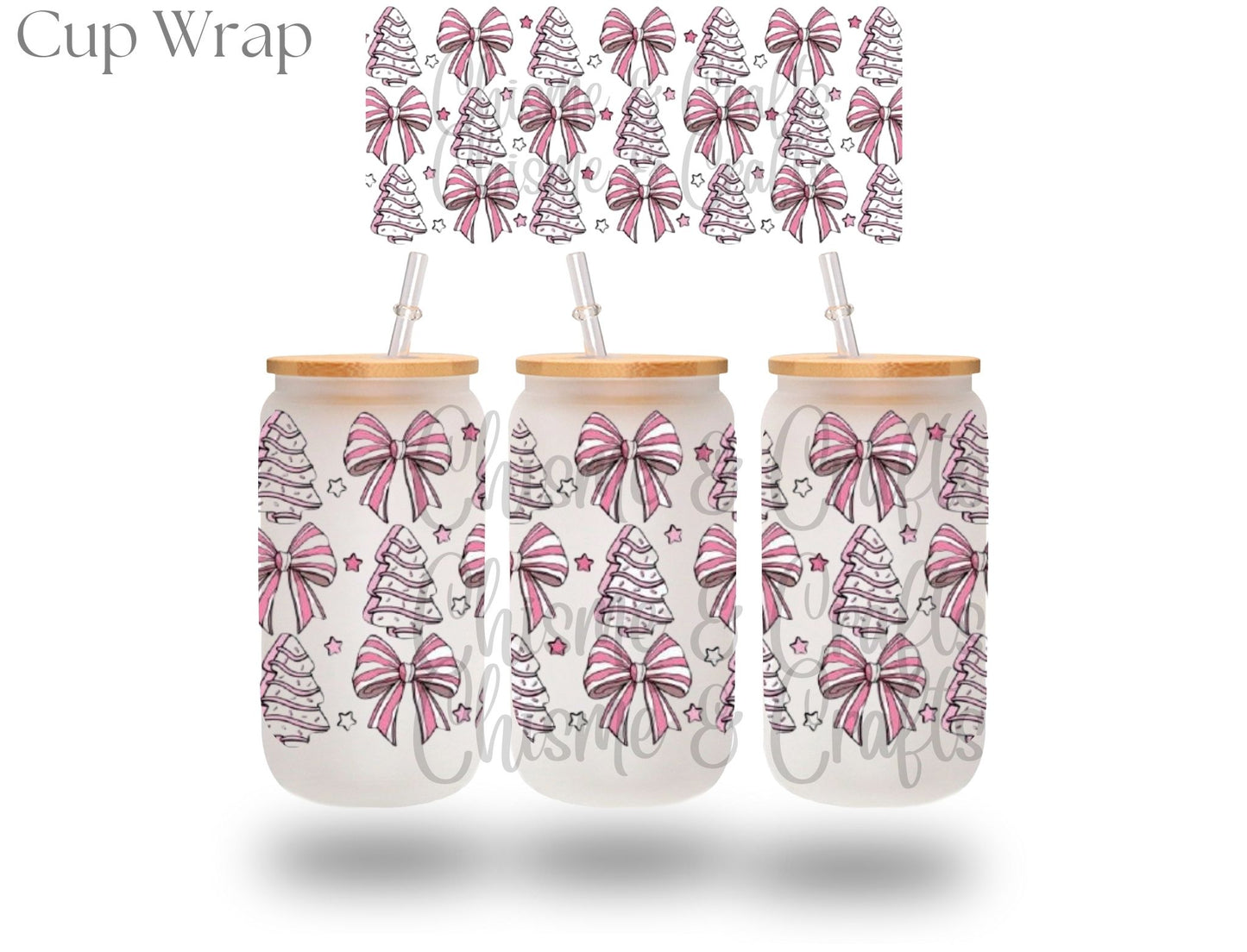 Christmas Coquette Cakes Cup Wrap (Pre-sale)