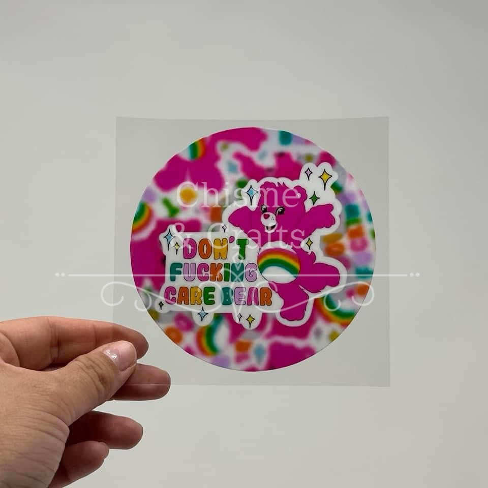 Swear Bear Cup Decal