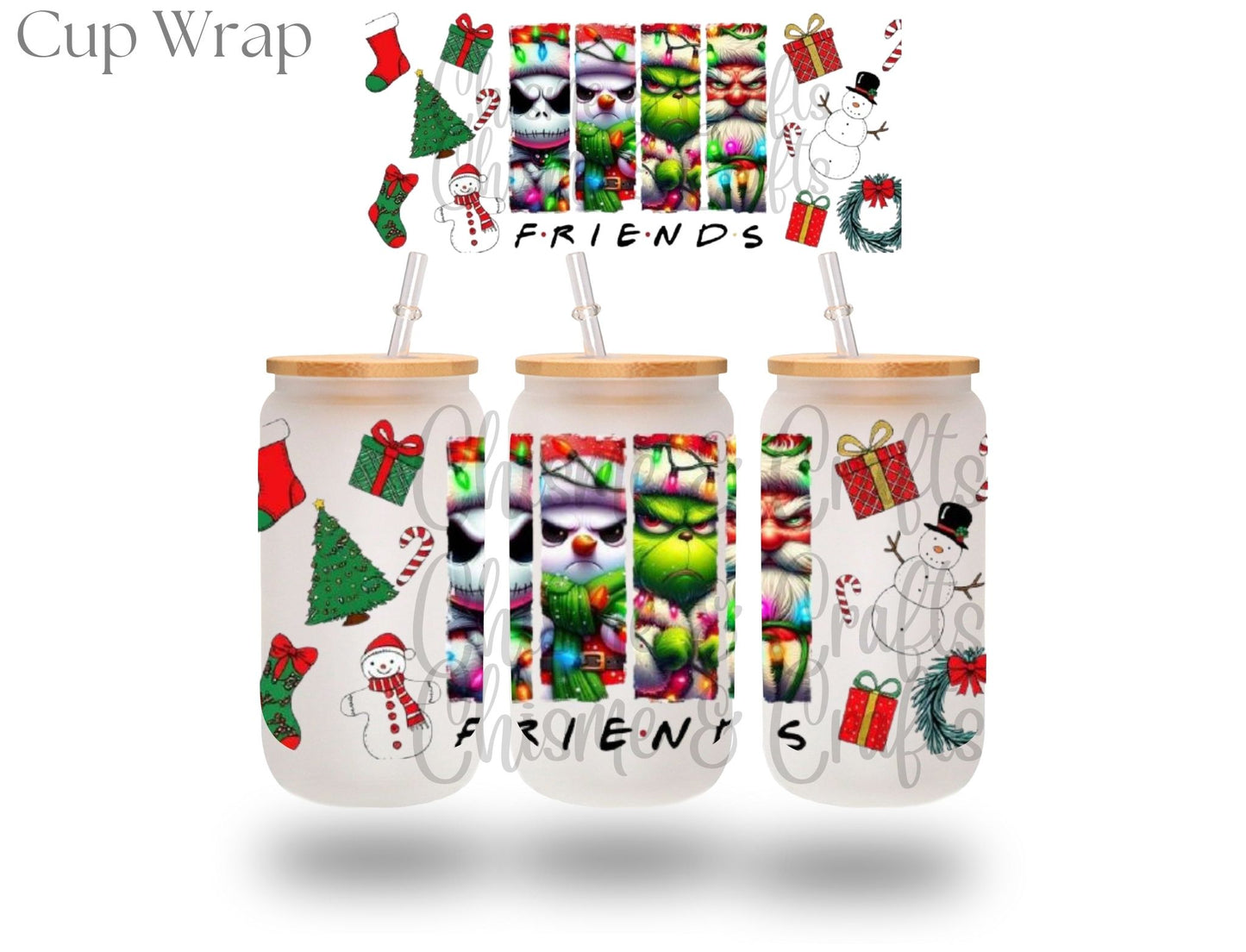 Christmas Friends Cup Wrap (Pre-sale)