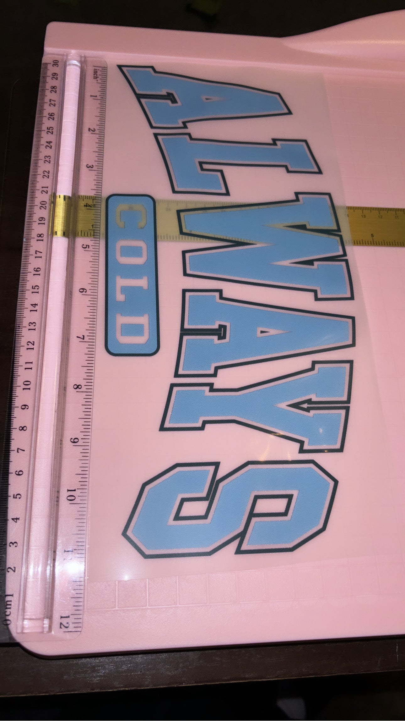 Always Cold DTF Shirt Transfer