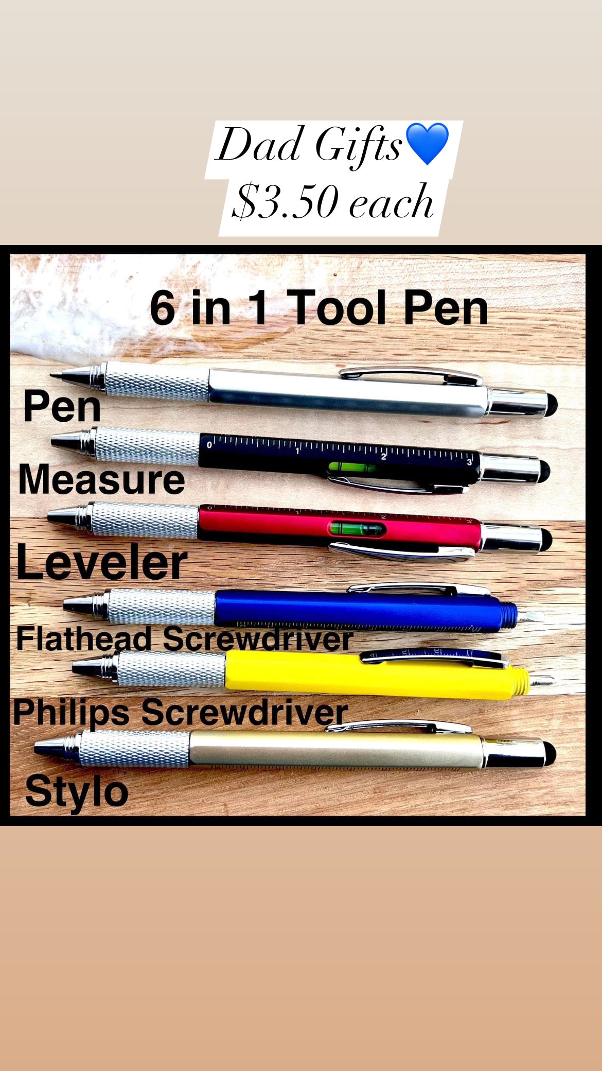 6 in 1 Tool Pen
