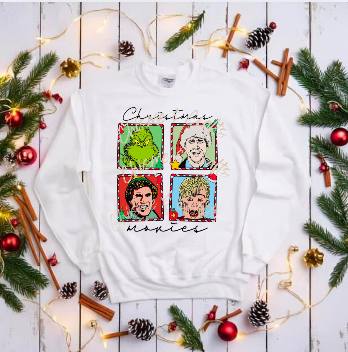 Christmas Movies DTF Shirt Transfer
