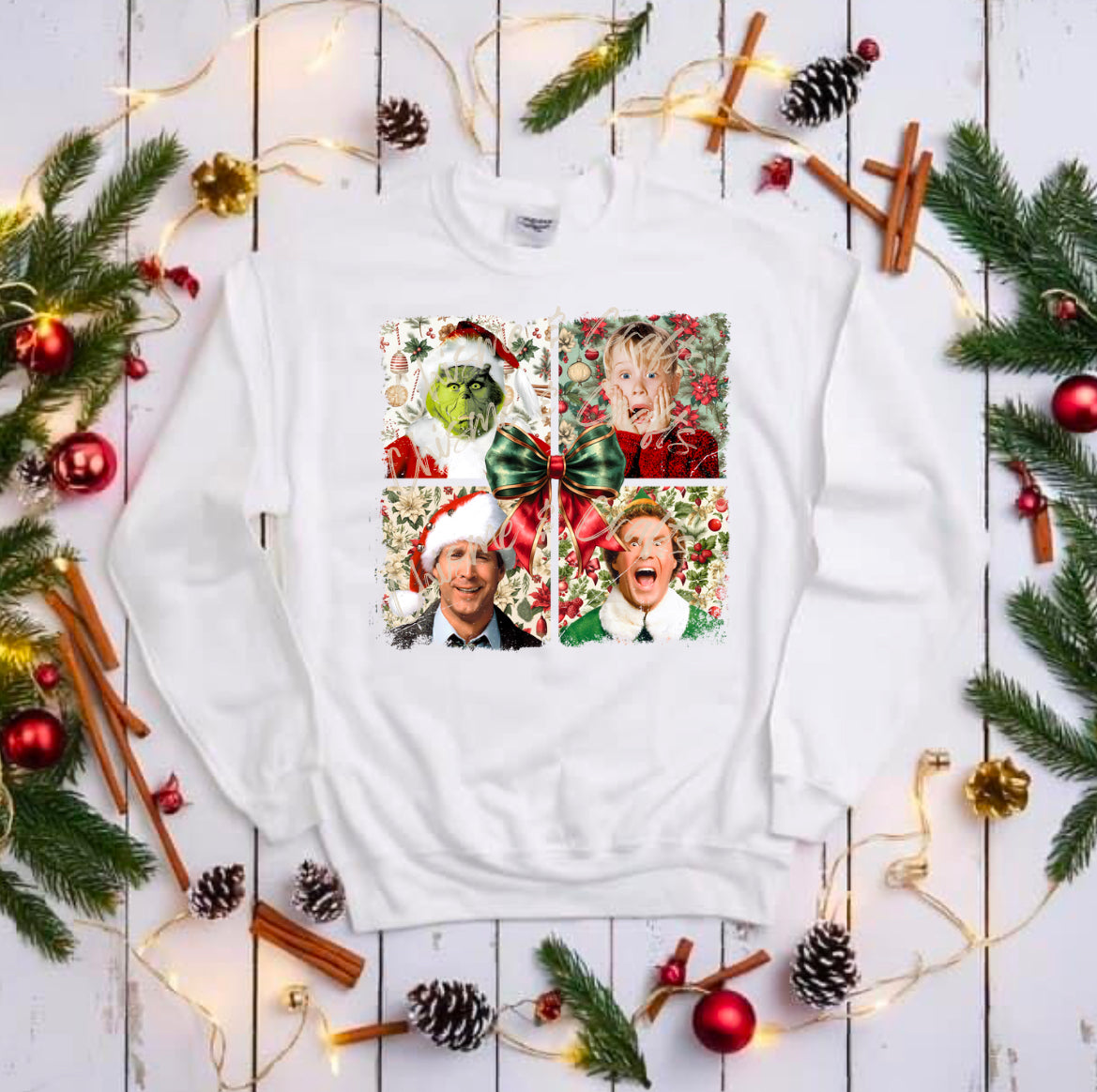 Christmas Classics Collage DTF Shirt Transfer
