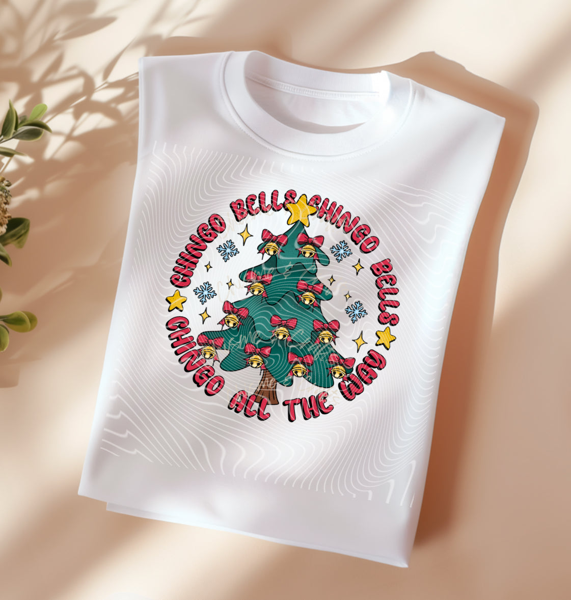 Chingo Bells Christmas DTF Shirt Transfer