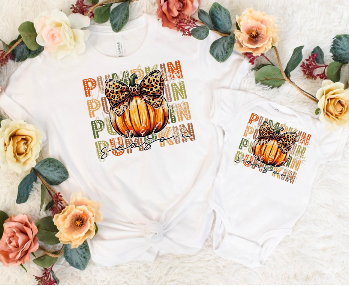 Pumpkin Season DTF Shirt Transfer