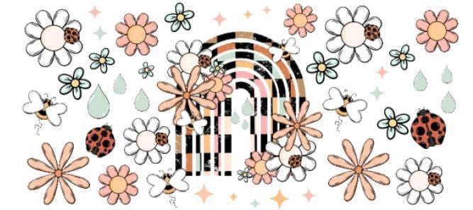Arch & Flowers Cup Wrap