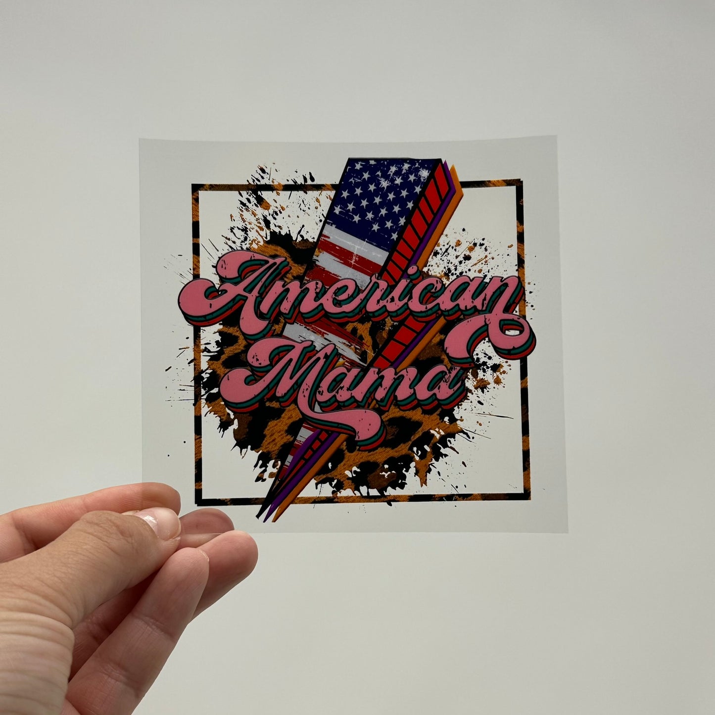 American Mama Cup Decal