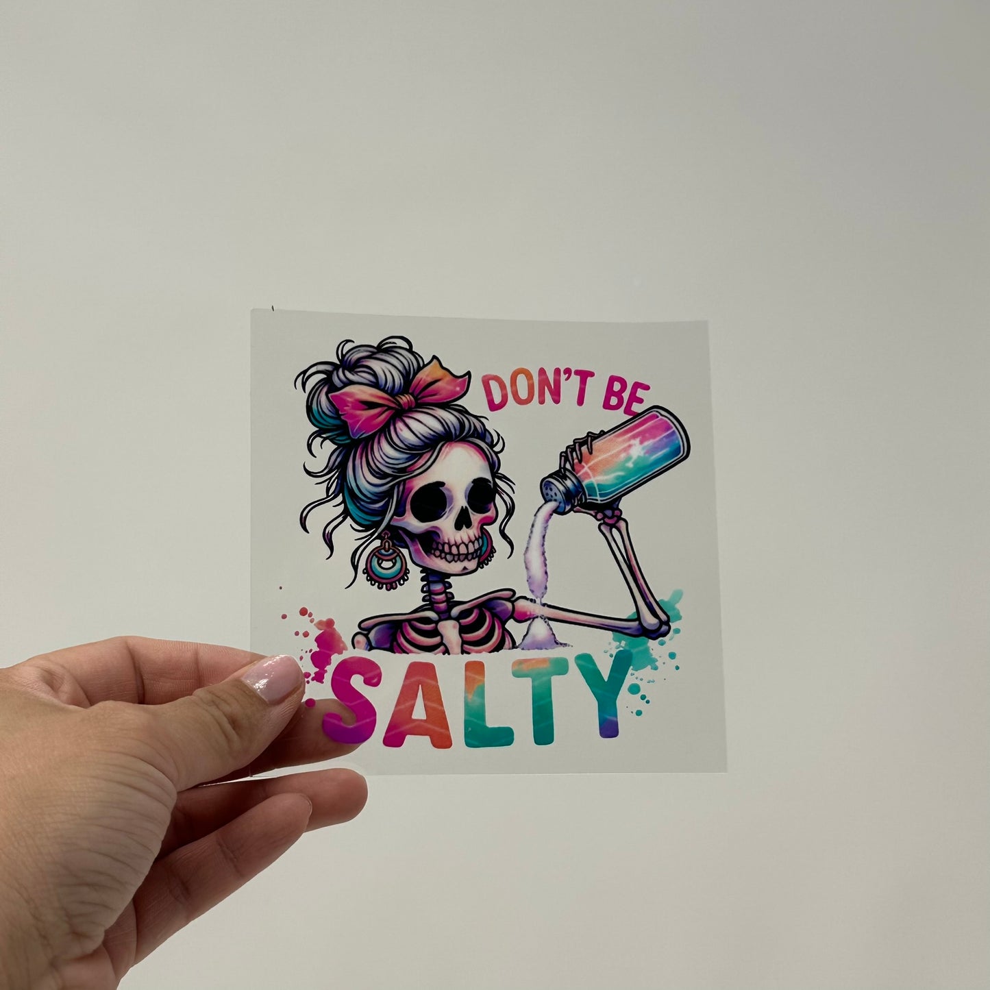 Don't Be Salty Cup Decal