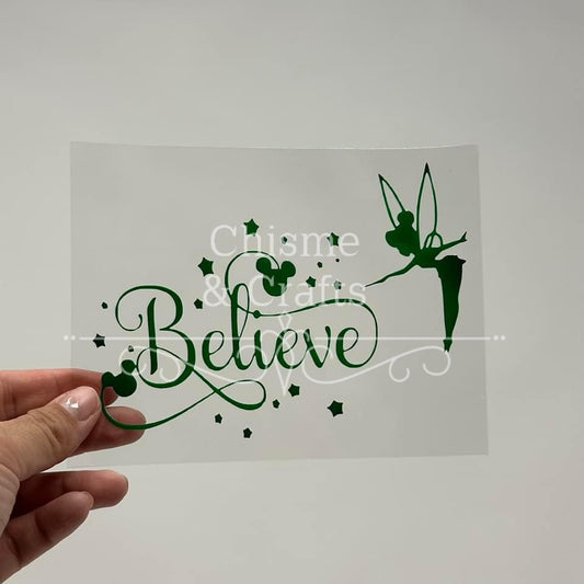 Believe Cup Decal