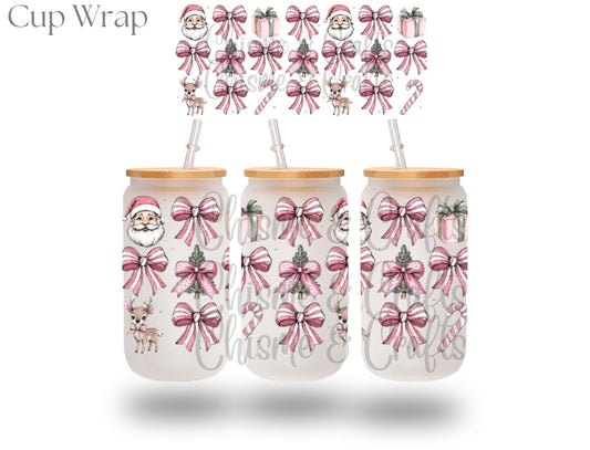 Coquette Christmas Cup Wrap (Pre-sale)