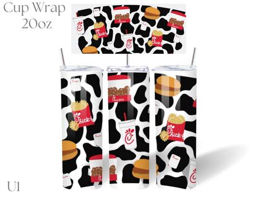 Chick fil A Cup Wrap