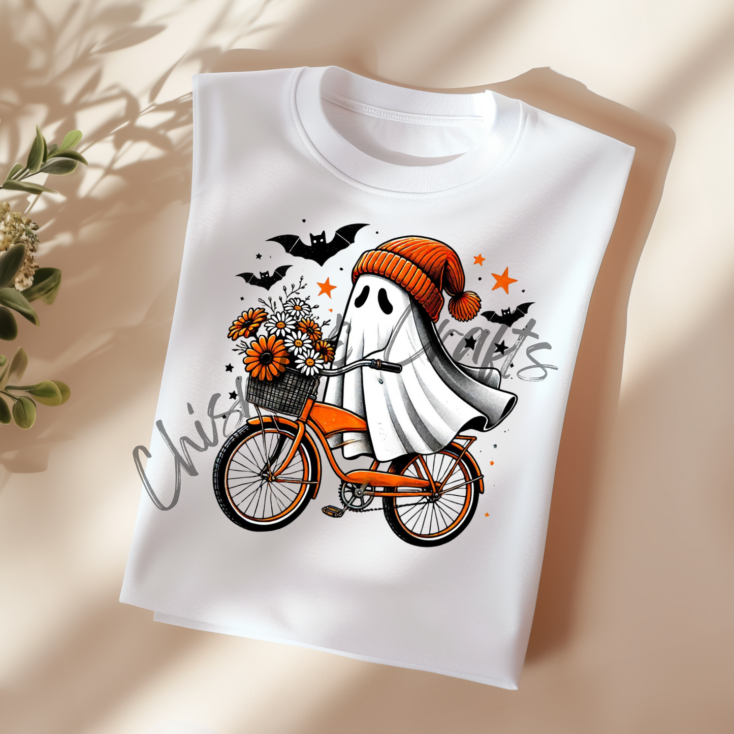 Ghost on Bike DTF Shirt Transfer