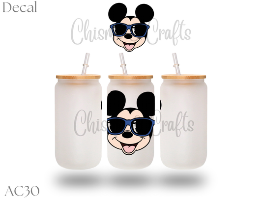 Summer Mouse Cup Decal