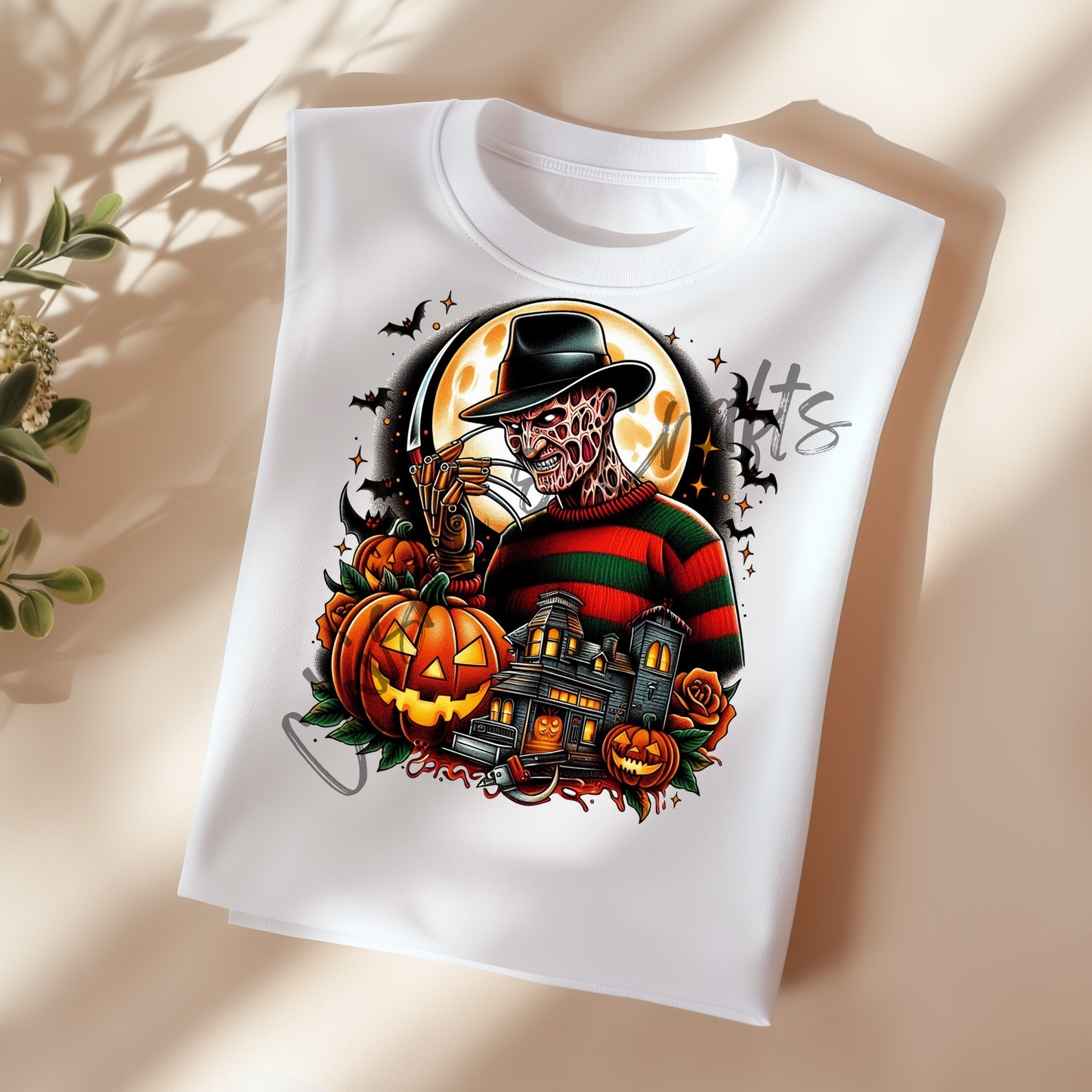 Freddy Halloween DTF Shirt Transfer