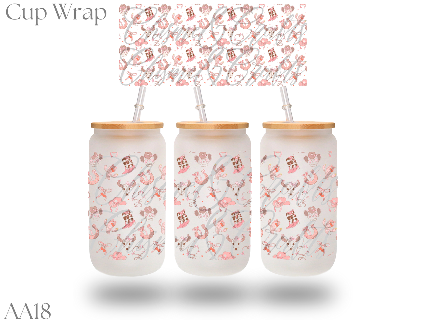 Western Things Cup Wrap