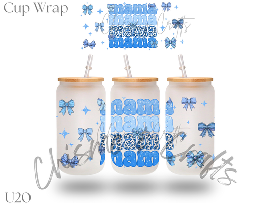 Blue Mama Cup Wrap