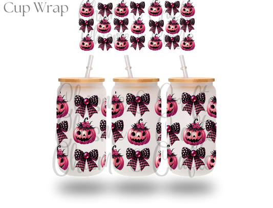 Coquette Pumpkin Cup Wrap