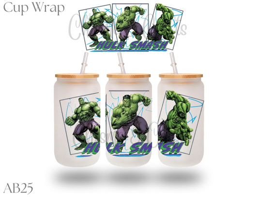 Hulk Smash Cup Wrap