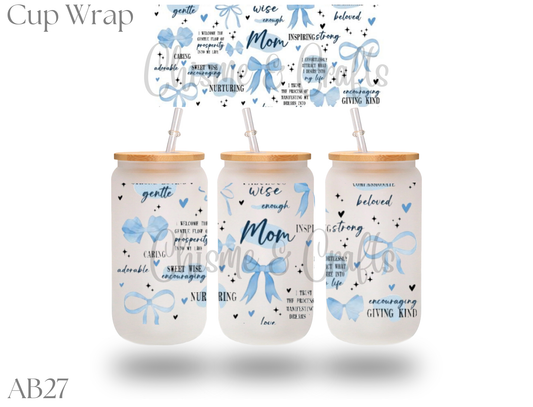 Blue Mama Cup Wrap