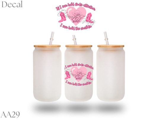 Dolly Pink Cup Decal